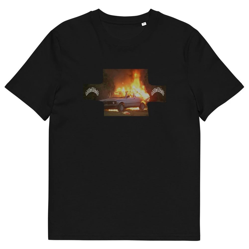 BURNING CAR (large front)